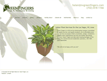 Tablet Screenshot of nvgreenfingers.com
